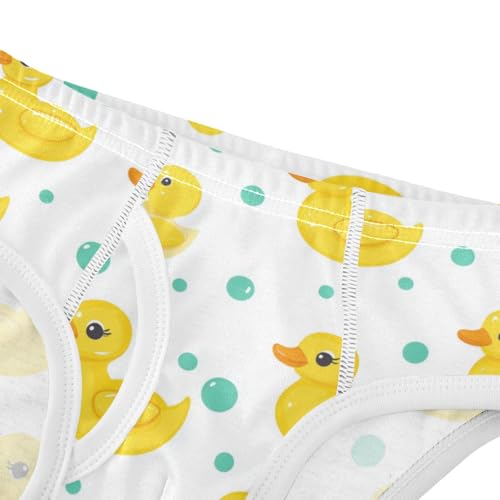 Wusikd Yellow Ducks Boys' Underwear Cotton Boys Briefs Soft Toddler Underwear 2T4