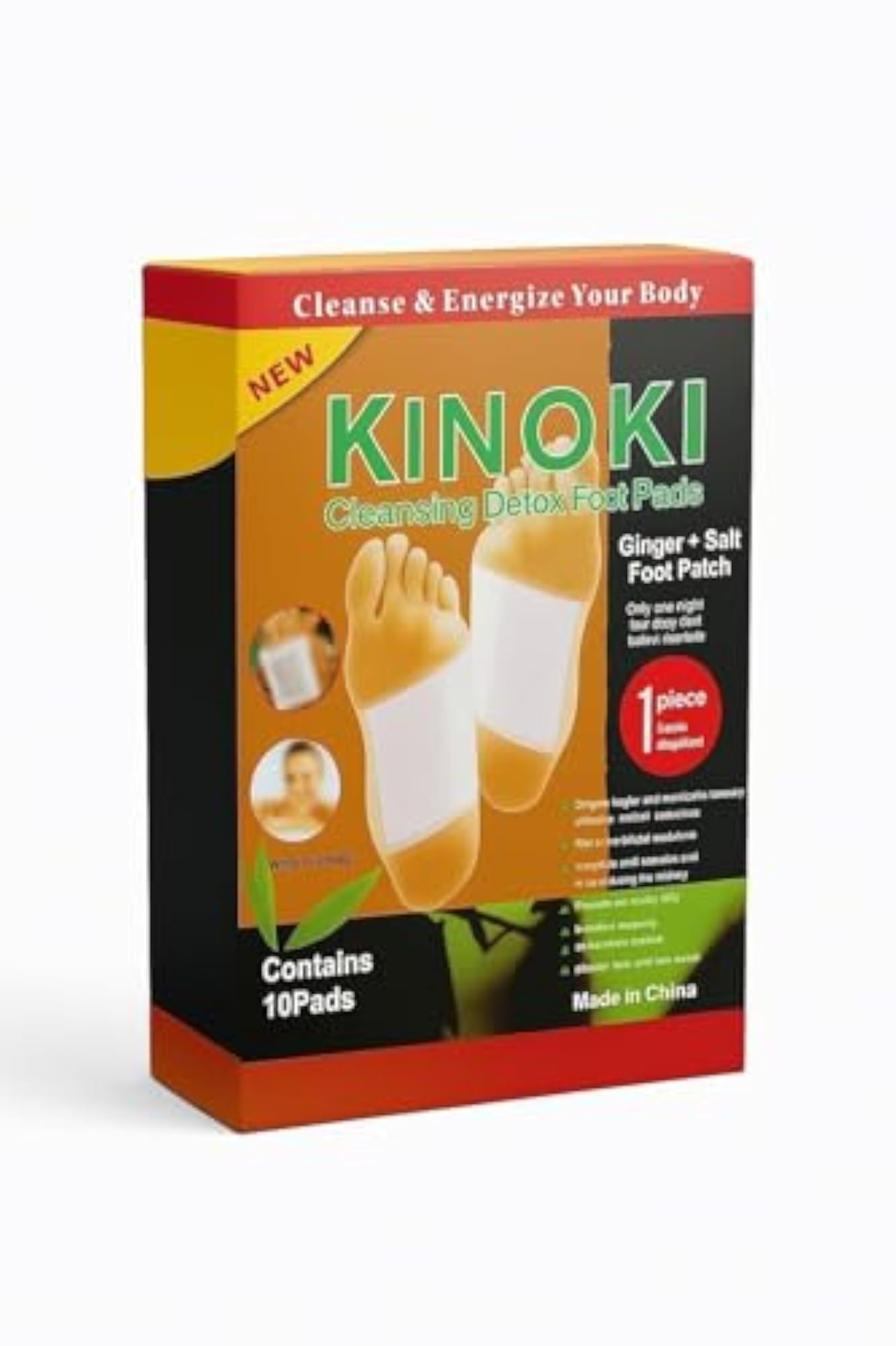 Herbal Foot Pads for Natural Toxin Removal and Stress Relief