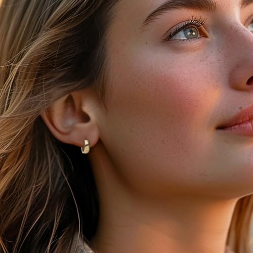 Ross-Simons Italian 10kt Yellow Gold Petite Huggie Hoop Earrings2