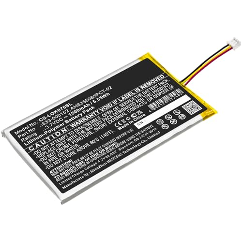 Sisawia �����p�o�b�e���[ Logitech G913,G913 TKL,G915,G915TKL,YR0076,PN:533-000152,533-000204,AHB355085PCT-02,L/N: 2012,1500mAh