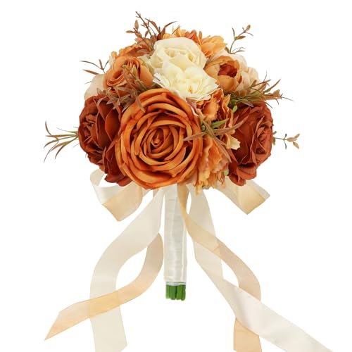 SEMONONIA Wedding Bouquets for Bride Bridesmaid...
