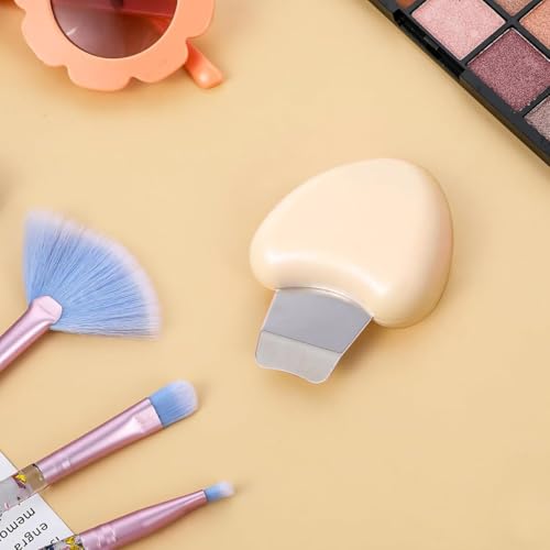 Image of MAYCREATE Black Head Remover Tool for Face, Stainless Steel Blackhead Removal Tool Extractor White Heads Removal Face Scraper with Heart-shaped Handle Curved Facial Skin Scrubber for Deep Cleansing