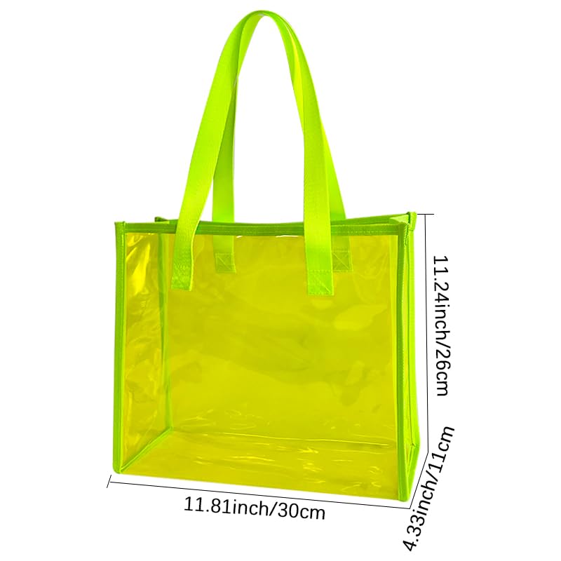Bolsa Tote con patrón holográfico y asas 30x11x26 cm miniatura 5