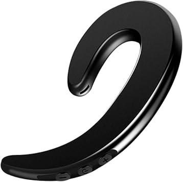 Over Ear Earphones | 3D Stereo Sweatproof Sports Earhook Headphones with Mic - Ultra Lightweight Balanced Earphone Headphones for Cell Phones, Computers, Laptops