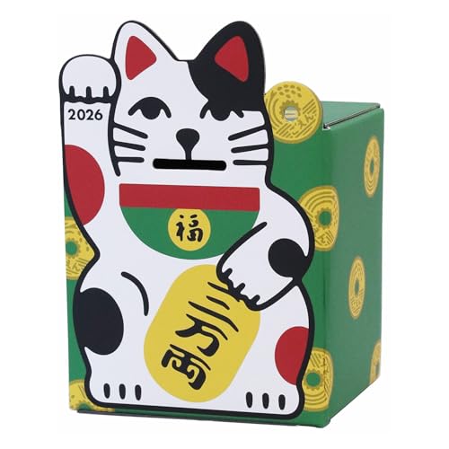 アルタ 招き猫 貯金カレンダー 3万貯まる 貯金箱 2026年用 【招き猫】