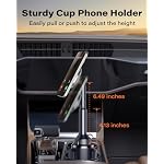 Phone Cup Holder for Car Mount for MagSafe, Quick Extension Long Arm - Image 2