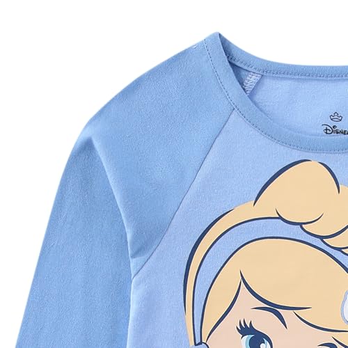 Image of Disney Lilo and Stitch Frozen Minnie Mouse Princess Girls Long Sleeve Shirt and Pants Set for Infant to Big Kids