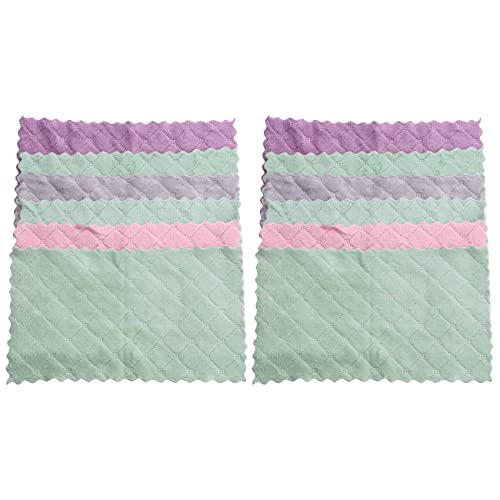 Eighosee Juego de 24 toallas de cocina y paños de cocina, paño de limpieza de microfibra, paños de cocina, trapos para quitar el polvo