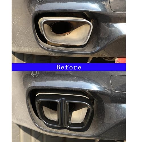 Cache-pot d'échappement BMW X5 F15 pour masquer les sorties usées