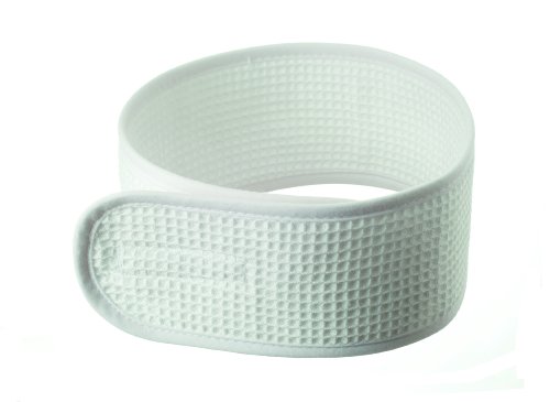 Hydrea London White Waffle Cotton Hair Band HDB/W