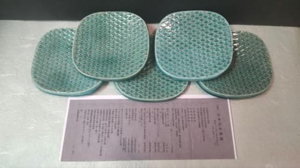 511Z209*陶芸 銘々皿 五客組 茶道具セット 水次 水指 懐石