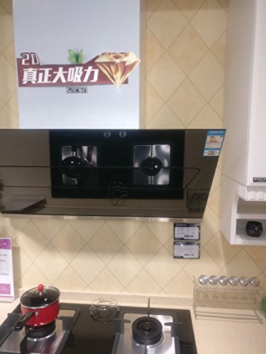 Airgoesin 20Pcs Wall Mount Shelf Acrylic Sign Holder Price Card Tag Label Mark Stand Display With Adhesive Tape Sticker 9Cmx6Cm #TOP3