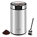 KYG Moulin à Café Électrique 200W pour Semences de Café, Graines de Lin, Épices, Noix, Broyeur à Café avec Lames en Acier Inoxydable