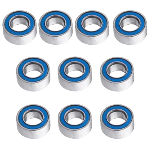 Image of High Performance Professional RC Ball Bearings 10pcs for Traxxas Arrma Axial HPI Team Associated Losi Redcat Racing RC Cars Trucks Models (3x6x2.5mm)