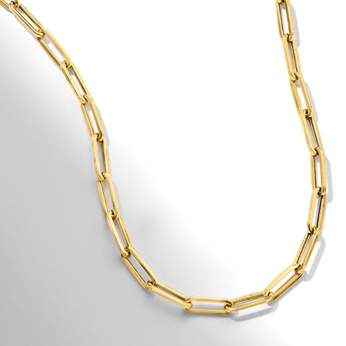 Pure Collection by Ross-Simons Italian 14kt Yellow Gold Paper Clip Link Necklace3