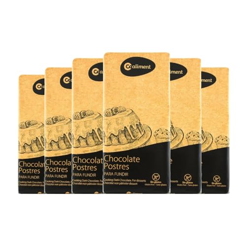 Chocolate para fundir especial postres tableta Coaliment 200 g x 6 tabletas.