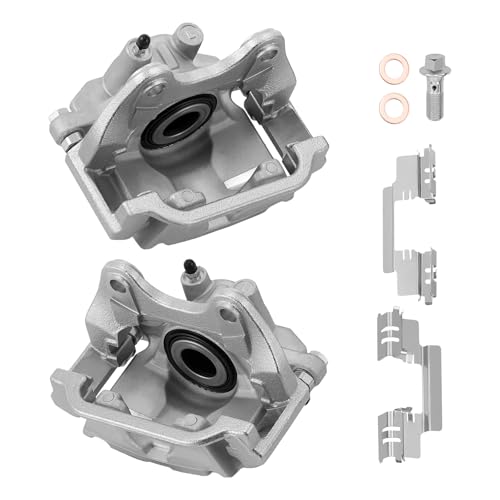 Image of BDFHYK 18B5030, 18B5031 Rear Disc Brake Caliper Assembly with Bracket Compatible with Cadillac Escalade /Escalade ESV, Compatible with Chevrolet Avalanche /Silverado 1500 /Suburban 1500 /Tahoe 2007-2018