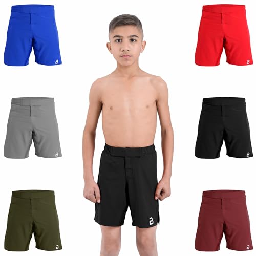 2BOLD MMA Shorts Kids Grappling, BJJ, JIU-Jitsu, NO-GI Cross Training Muay Thai, Boxing, Kids MMA Shorts