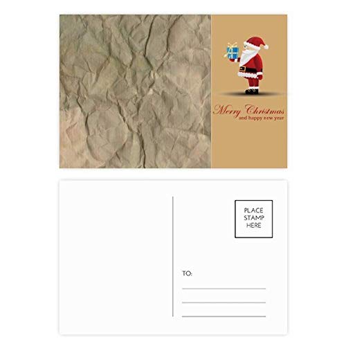 Cartes postales en papier premium au motif de Père Noël traditionnel, pack de 20