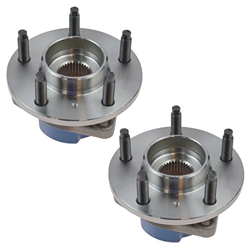 Image of TRQ 2 Piece Front Wheel Bearing & Hub Assembly Set Compatible with 2003-2005 Buick Century 2005 Lacrosse 2003-2004 Regal 2003-2006 Rendezvous 2000-2008 Chevrolet Impala 2003-2007 Monte Carlo Venture