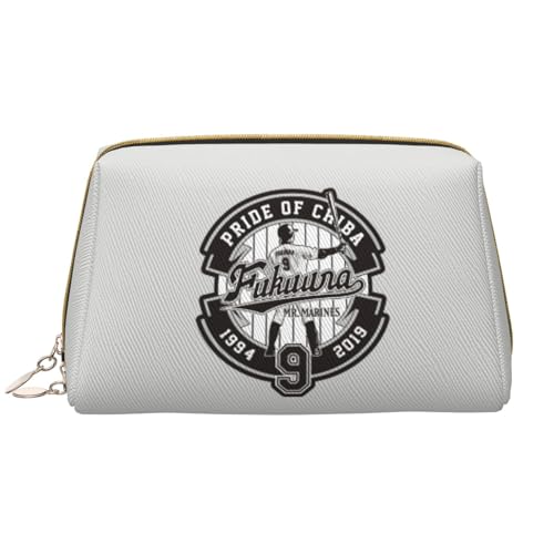 千葉ロッテマリーンズ 化粧品バッグ 化粧ポーチ レザー 防水 便利 化粧品収納 お手入れ簡単 ジッパー 筆箱 筆入れ 収納バッグ 化粧袋 大容量 家庭用 旅行用