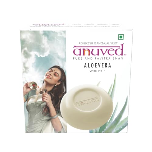 Image of Anuved Nourishing Combo | Pack of 3 | 125 Grams Each | Herbal Soaps Aloevera, Ubtan and Haldi chandan for Healing & Youthful Skin