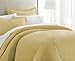 ienjoy Home and Ultra Soft Set, Duvet Cover, Gold, Queen