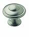 Amerock TEN53002G10 1-3/6" Satin Nickel Metal Finishes Collection Knob Discus 10