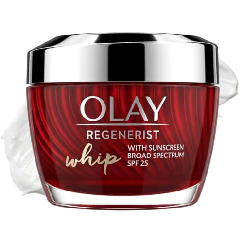 Olay Regenerist Whip SPF 25 – Lightweight Face Moisturizer with UVA/UVB protection - Niacinamide, Peptides - Makeup Primer, 1.7 oz - image 1