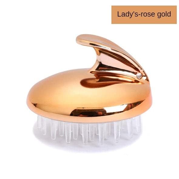 Worldwide e-Mart Scalp massager Shampoo Brush Head massager for Men & Women Removes dandruff Controls Hair Fall | Soft Silicone massage brush | Promotes Hair growth & Blood circulation | Pack of 1 2