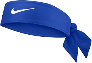 NIKE DRI-FIT FURY Classic Head TIE, Unisex - Game Royal/White, ONE Size | Sweat Absorbent, Quick Dry