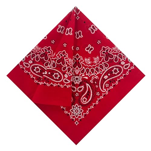 Image of Single Pack Bandanas 60s Premium Cotton Soft Thin Handfeel Large Handkerchief for Men and Women
