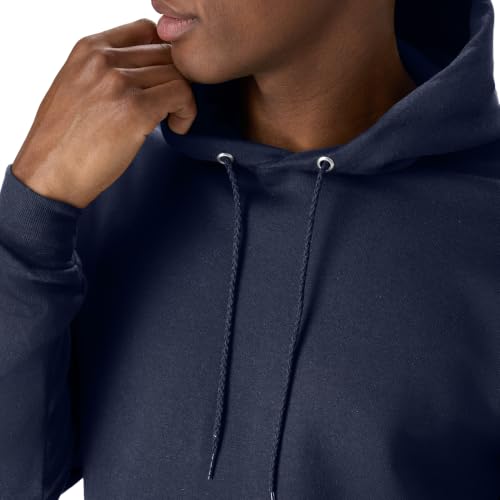 Hanes mens Pullover Ecosmart Hooded athletic sweatshirts, Navy, Medium US - image 6