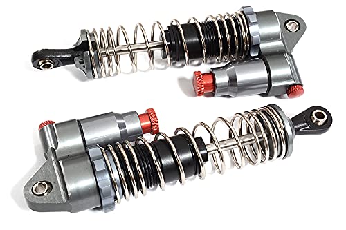 RC Model Alloy 90mm Piggyback Shock(2) w/Rebound Adjust for SCX-10, SCX10 II & SCX10 III