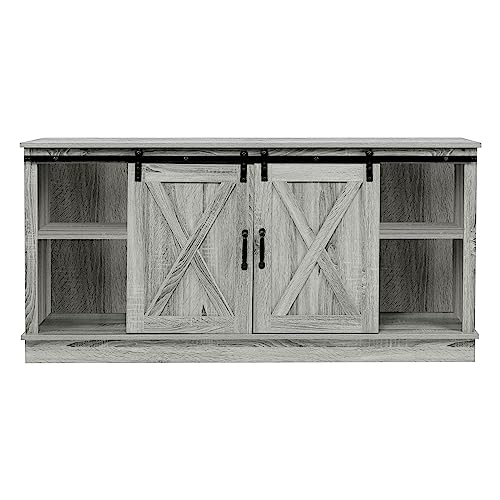 Naomi Home 55 Gallon Aquarium Stand, 55 Gallon Fish Tank Stand, Fish Tank Table Up To 55 Gallon - Gray #TOP7