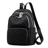 Rucksack Damen Elegant Rucksäcke Damen Klein Damen Rucksack Schwarz Wasserdicht Rucksack Klein Schule Reisen Freizeit Mit Laptopfach Anti Diebstahl Tasche Waterproof Casual Daypack Anti-Theft