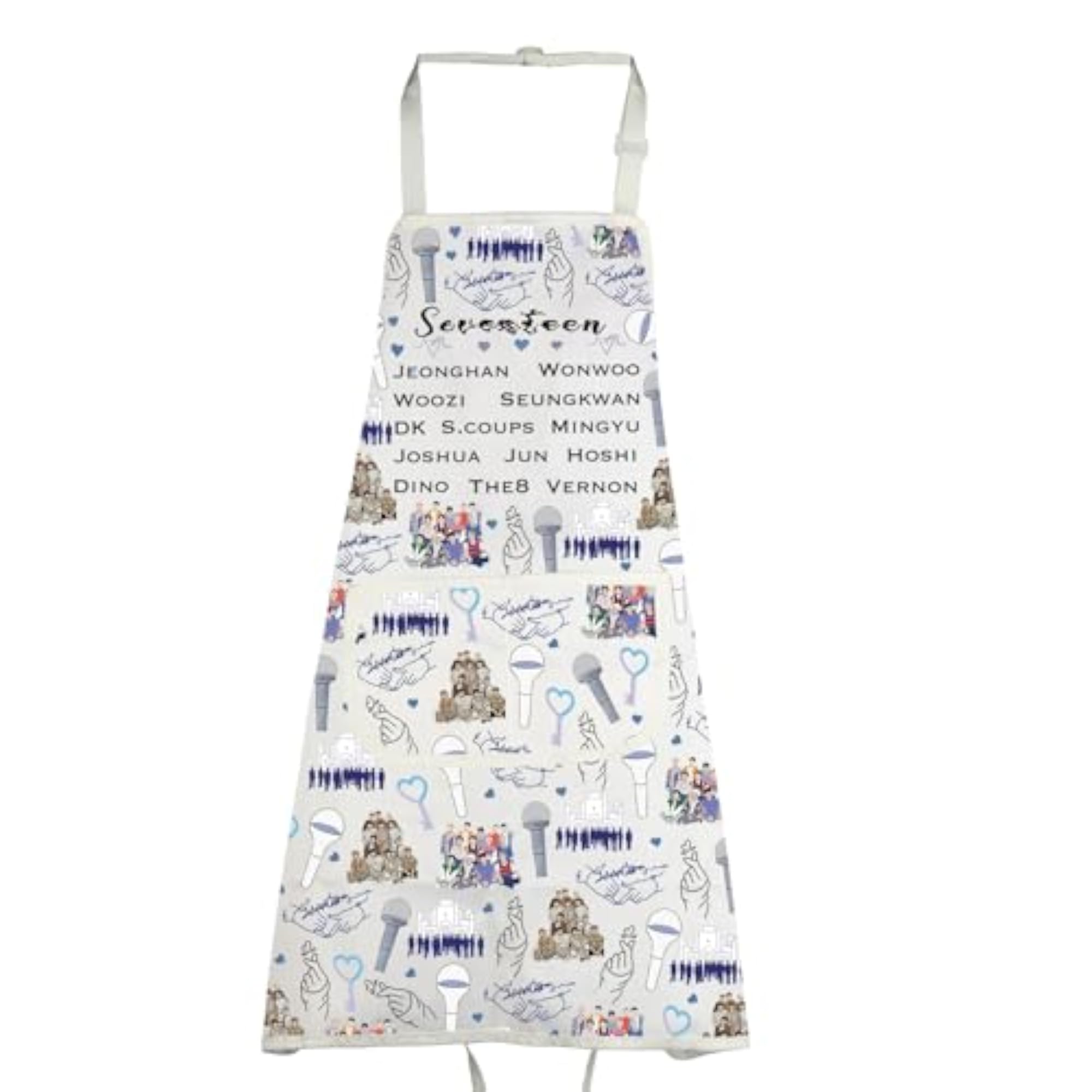 Korea-Pop 17 Group Apron Music Album Inspired Gift