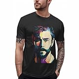 AHAREKEYOR Chris Hemsworth T Shirt Man'S Summer Classic Tee Fashion O-Neck Short Sleeve Shirts 3X-Large Black