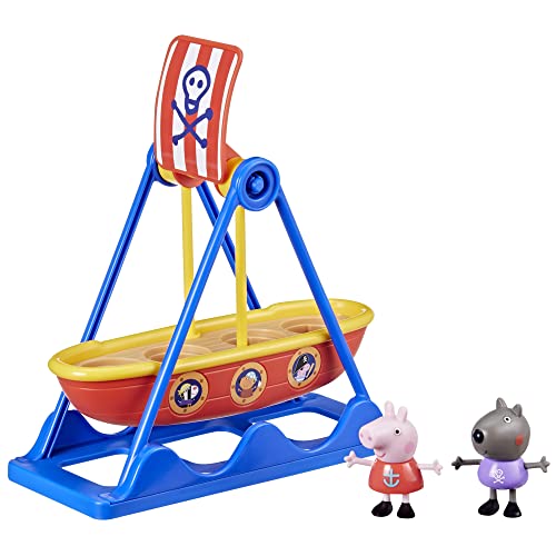 Peppa Pig Ship Piratenschiff Swinging, F6296, Mehrfarbig, mittel