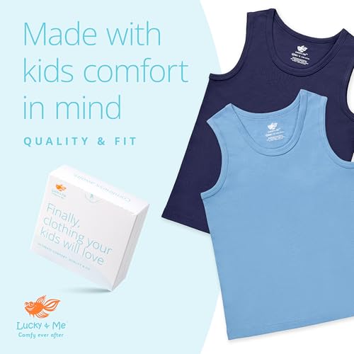 Lucky & Me | Nolan Boys GOTS Organic Cotton Tanks (3-Pack)4