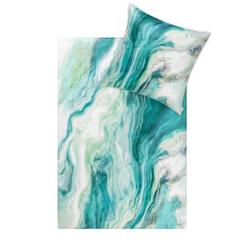 ESTELLA Bettwäsche Marbling achat - Mako Interlock Jersey (1 x 80x80 + 1 x 135x200 cm)