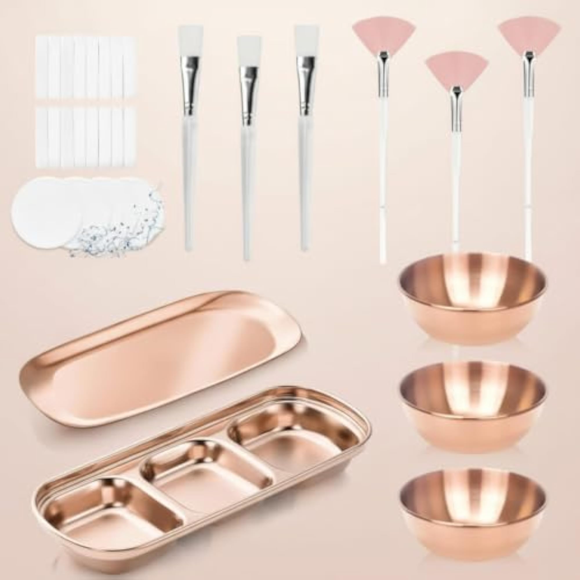 23 Pieces Stainless Steel Facial Mask Care Kit