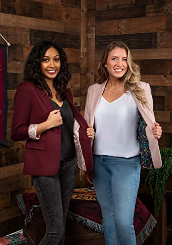 Harry Potter Marauder's Map Blazer for Women, Official Marauder's Map Burgundy Suit Jacket for Adults4