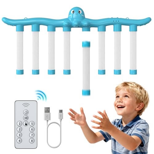 HOLY PLAYLAND Reflex Drop Sticks Challenge Game, Hand-Eye Coordination Training Toy with 3 Speed Modes, Remote-Controlled Catching Sticks Reaction Game for Kids & Adults