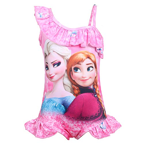 LQSZ Costume Piscina Bambina, Costumi Bagno Ragazza con El SA, Costume Intero Nuoto Bambina,Costumi Ragazza Mare, Idea Regalo