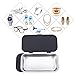 QIUJIN Ultrasonic Cleaner, Portable Household Professional Ultrasonic Machine for Jewelry, Eyeglasses, Rings, Coins, Denture, Utensils, Chain