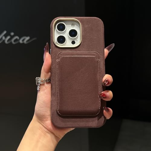 �yWAYYWP�z�K�p iPhone 15 Pro �P�[�X Magsafe�Ή� �����ӂ���15Pro�P�[�X �w�� �蒠�^ �}�O�Z�[�t �ϏՌ� ������2in1 ���O���\ �J�[�h���[ ���C�����X�[�d�Ή� �X�G�[�h�� �A�C�t�H��15Pro �J�o�[ ���z��̌^2