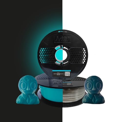 Image of NFIL3D Premium HS PLA+ Glow in The Dark Blue - 3D Printing Filament | Compatible with All 3D Printers | 1.75mm | 1Kg Nett Weight