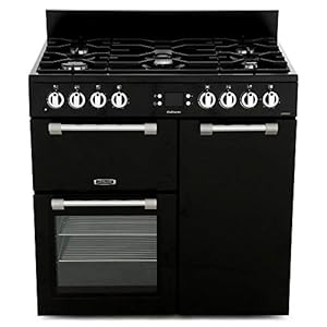 Leisure CK90F232 Black Freestanding 90 Centimeter Duel Fuel Range Cooker