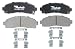 Raybestos PGD913C Professional Grade Ceramic Disc Brake Pad Set
